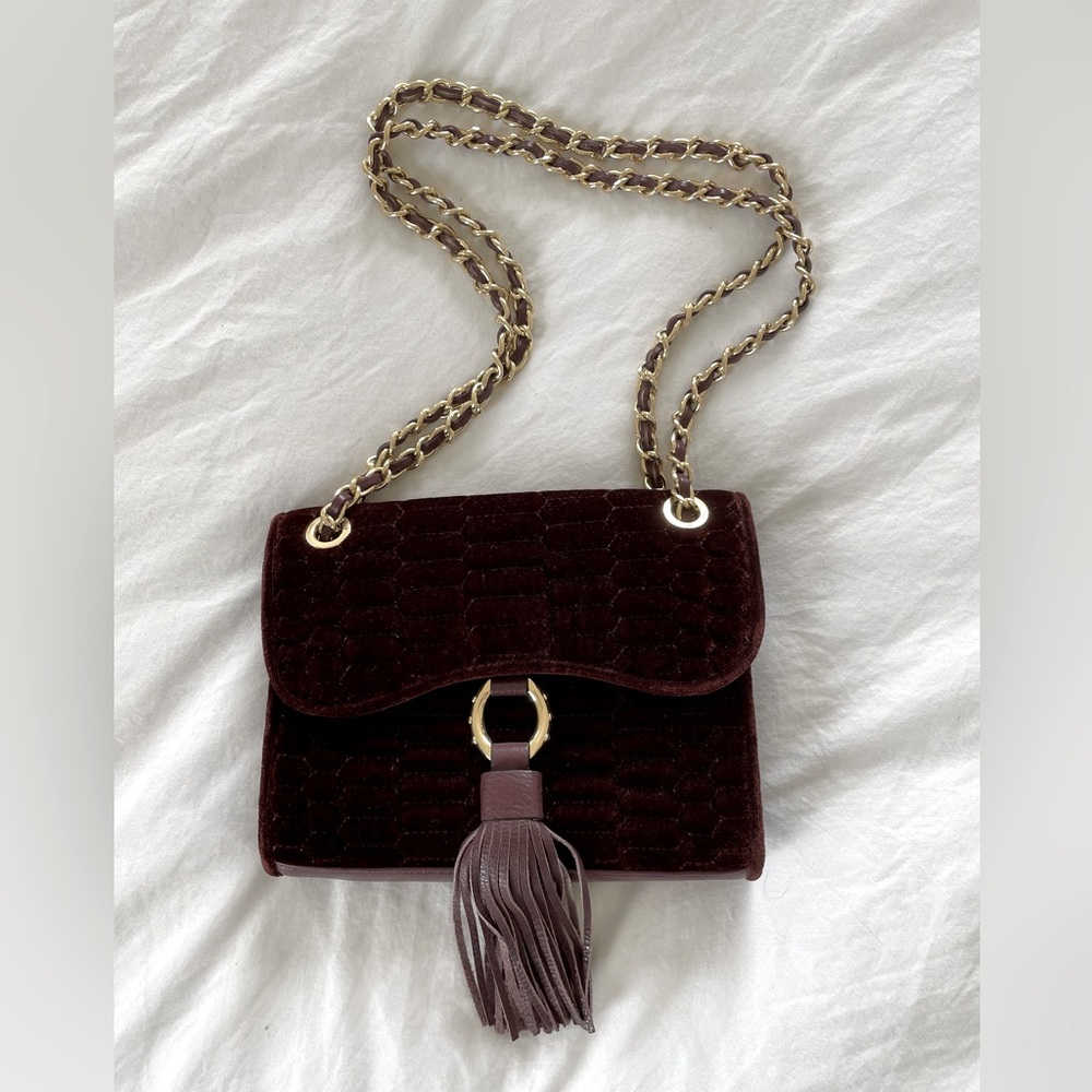 Aimee Kestenberg burgundy bad in like new condition